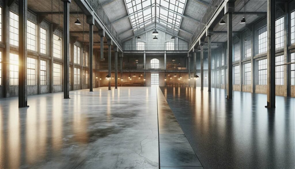 Bodenreparatur mit Estrich oder Epoxidharz 1