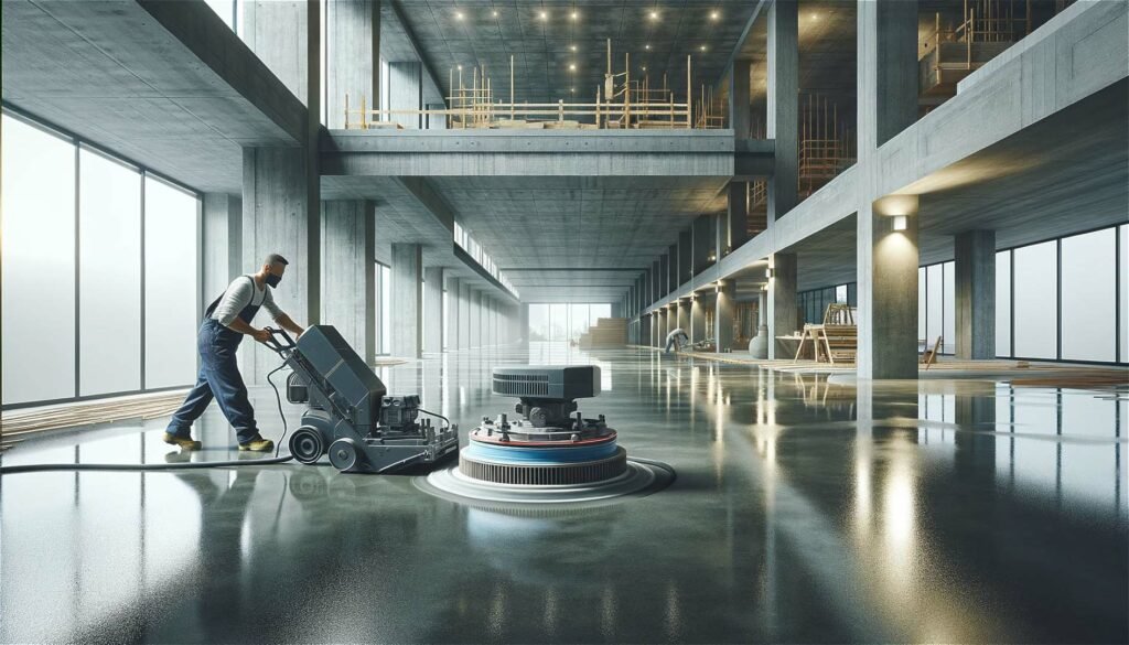 Schleifen Glaettung und Vorbereitung fuer die Beschichtung 2