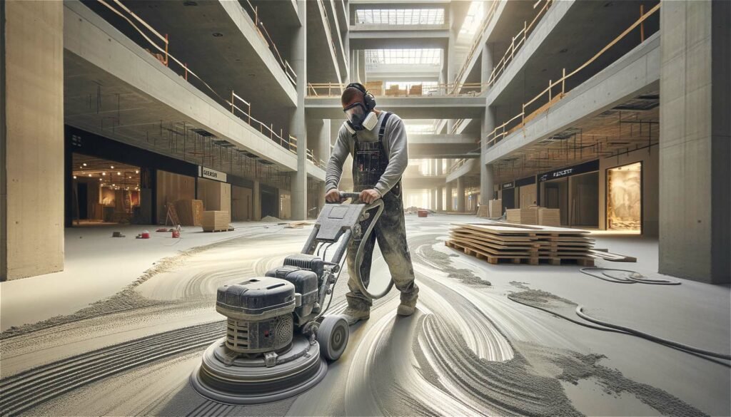 Vorbereitung des Untergrunds fuer die Sanierung 2